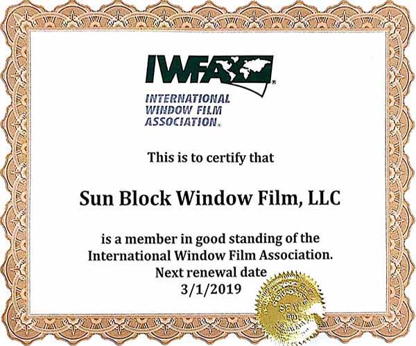 IWFA commercial window tint